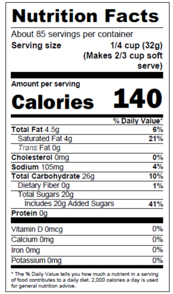 Nutrition Facts